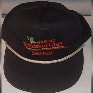 Vintage 80s 90s Winston Cup Nascar Racing Snapback Hat Baseball Cap Made In USA